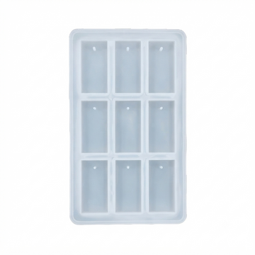 9 cavity rectangle key chain mould