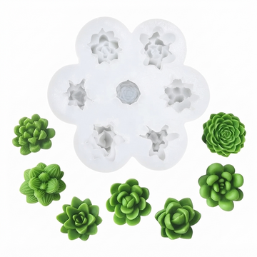 9 Cavity 3D Mix Flower Handmade Mould (hm0090)