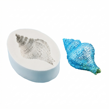 3D Conch Shell Candle Handmade Mould hm0137