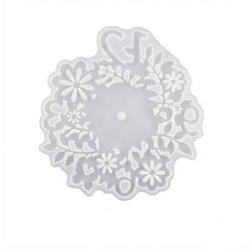 Floral Clock Resin Mould premium quality (12")