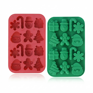 LM1208 14 CAVITY CHRISTMAS MOULD PACK OF 1 PC
