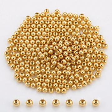 golden pearl beads 8mm ( size big ) 100pc almost in a pack