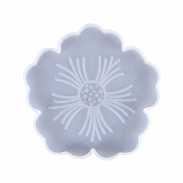 8" flower texure tray mould