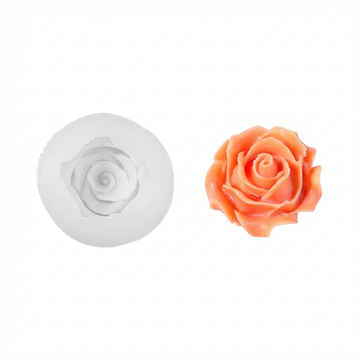 3D Rose Realistic Floral Candle Handmade Mould (HM0143