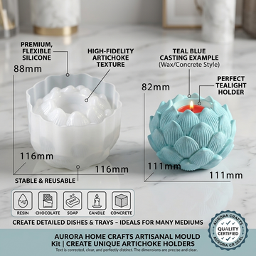 Jubepk Flower Tealight Holder Mould SM0840