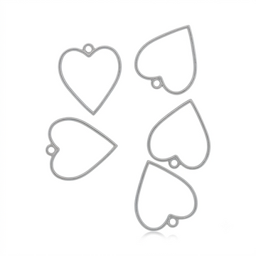 HEART BEZEL GLD ND SILVER