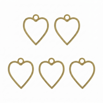 5 IN 1 HEART BRACELET BEZEL GOLD BZ239