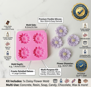 J156244 4 CAVITY FLOWER MOLD/MOULD