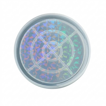 Holographic Big Round Trinklet Coaster Mould sm0340