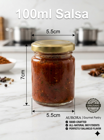 100ML SALSA CANDLE JAR PACK OF 6PC