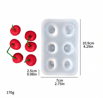 J156219 STRAWBERRY CANDLE MOLD