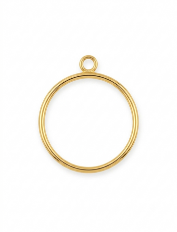 SMALL ROUND PENDANT AND EARING BEZEL