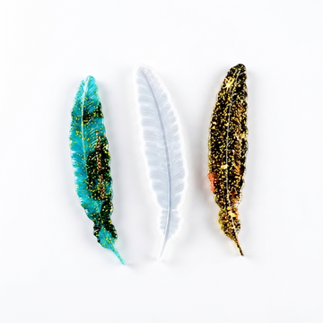 6 Inch feather book mark mould