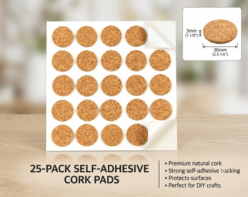 13Mm Round Cork Sticker