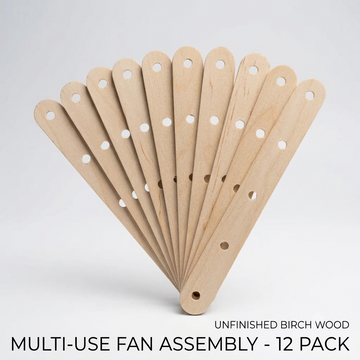 Big Wooden 5 Hole Wick Holder ( WX128) 10Pcs/Pkt