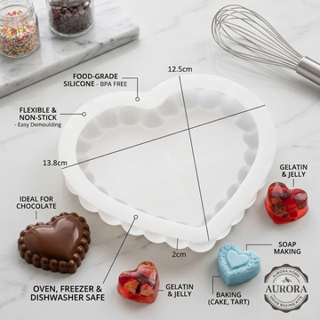 BUBBLE HEART MOULD RM0110