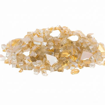 GOLDEN FIRE PIT GLASS STONE