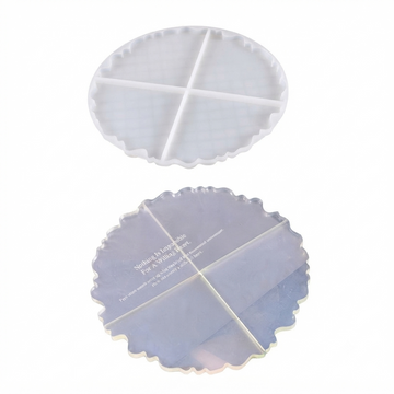4pc pizza coaster silicon mould