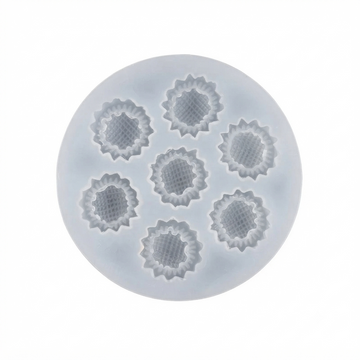 7 Cavity Mini Sunflower Handmade Mould (hm0130)