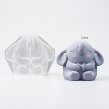 Cute Elephant Candle Mould sm1181