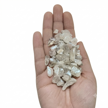 Dyed Pearl White Crystal Stones