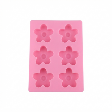 HBR3906 6 CAVITY FLOWER CANDLE MOULD