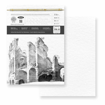 Anupam Handmade Watercolour Book - 100% Cotton Rag-250 Gsm Cold Pressed Paper-10 sheets