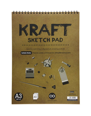 Scholar Kraft Paper Sketch Pad 180gsm
