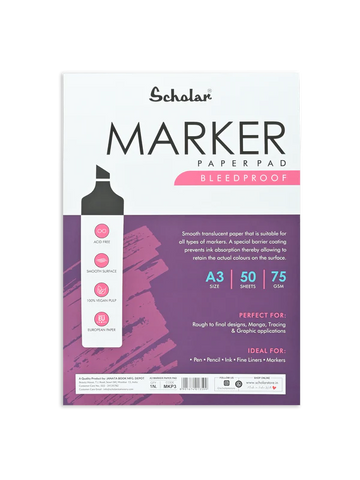 Scholar Marker Paper Pad 75 Gsm