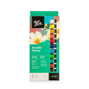 Mont Marte Acrylic Paints 12 x 12ML
