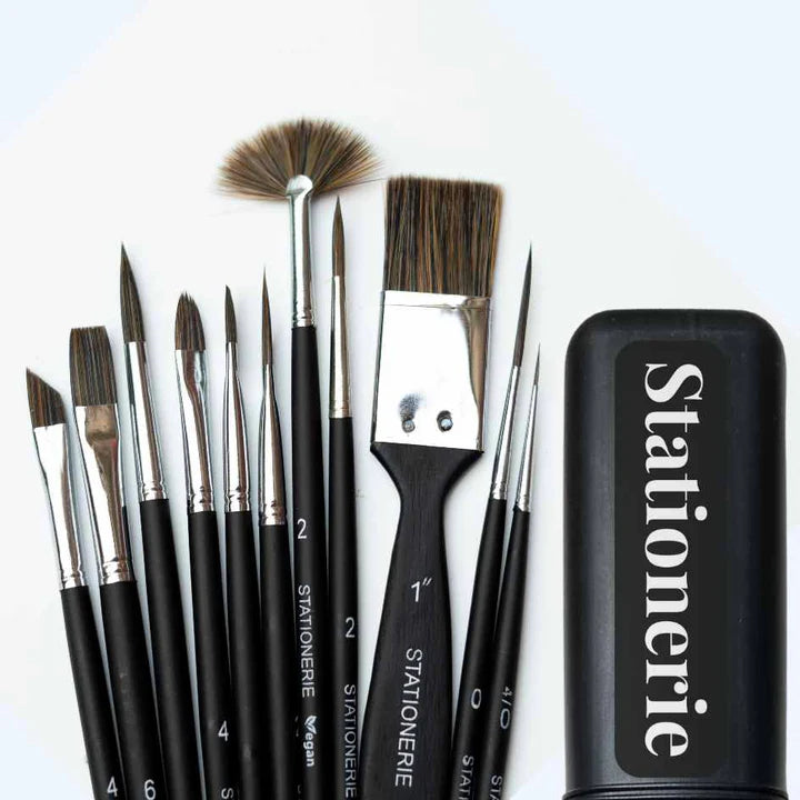 Stationerie Mix Media Brush Set Of 11
