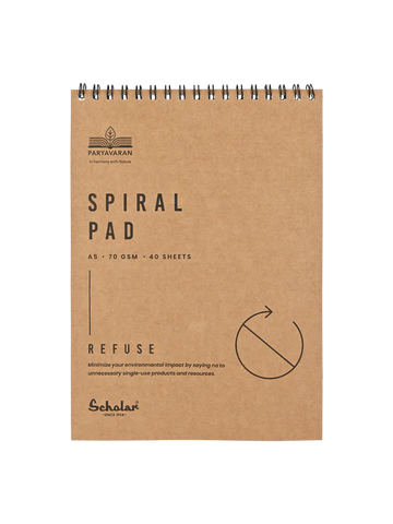 Scholar Paryavaran Spiral Pad
