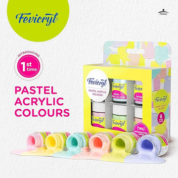 Fevicryl Pastel Acrylic Colours set
