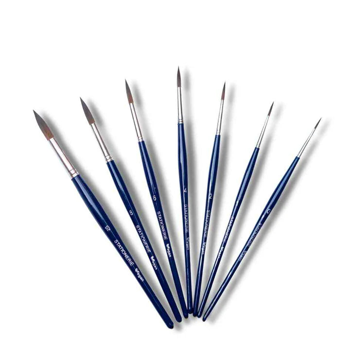 Stationerie Round Set Of 7 Kolinsky Syn