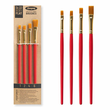 Anupam Flat Synthetic Painting Brush Set