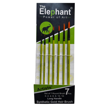The Elephant Golden hair Round Brush