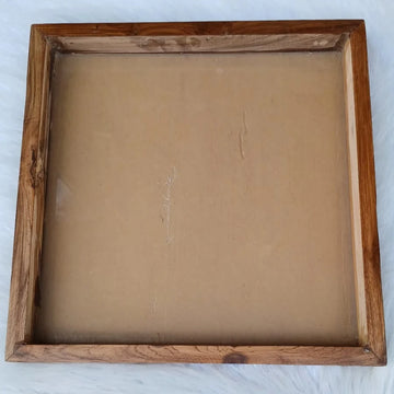 TEAK WOOD FRAME 8X8 INCH