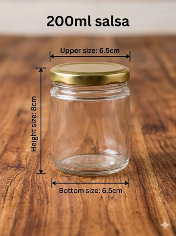 CANDLE 350ML SALSA JAR PACK PACK OF 6PC