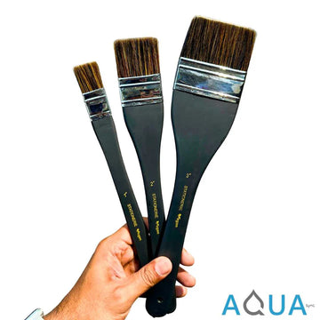 Stationerie Hake Brush Aquasync Mix Media Stiff Synthetic