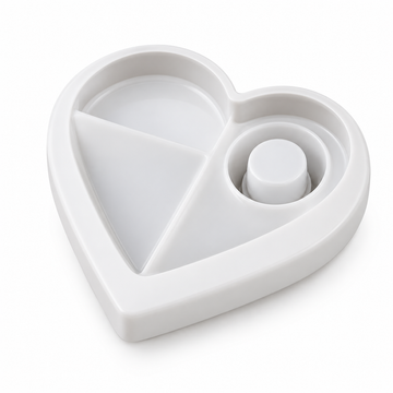 SM1336 Heart-Shaped Tealight Holder Mould