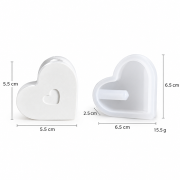 SM1304 Heart Shaped Mini Planter Mould/ MOLD