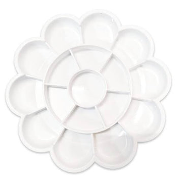 Linograph Flower Shape Paint Palette