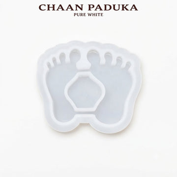 Charan Paduka Silicone Mould for Resin, Gypsum and Concrete Crafts – 6 × 7.2 cm